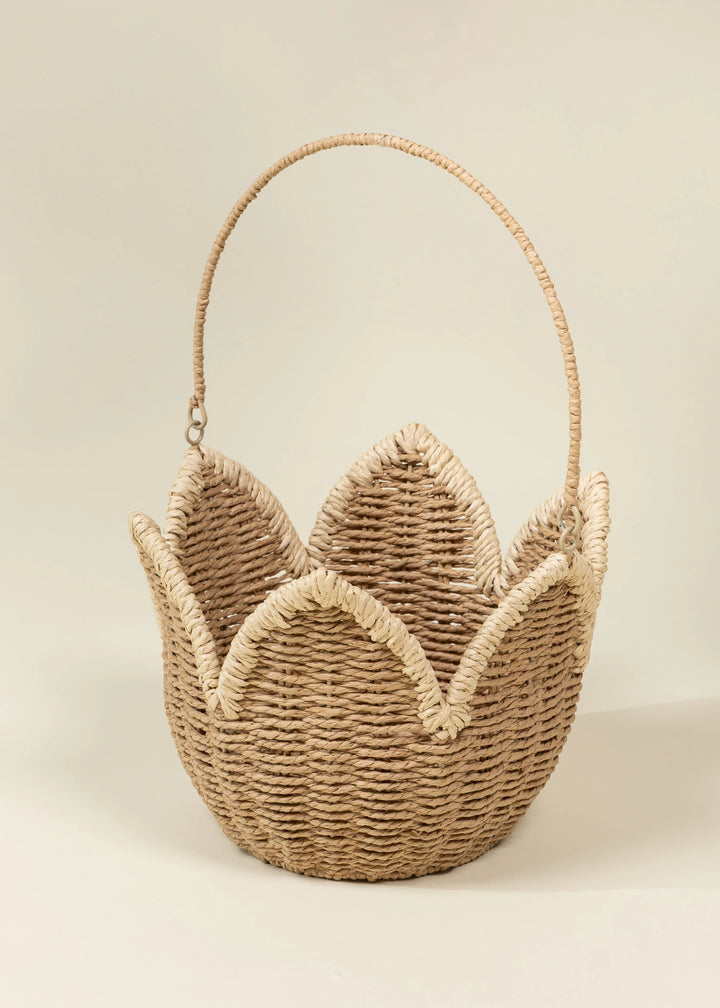 Large Flower Shaped Basket