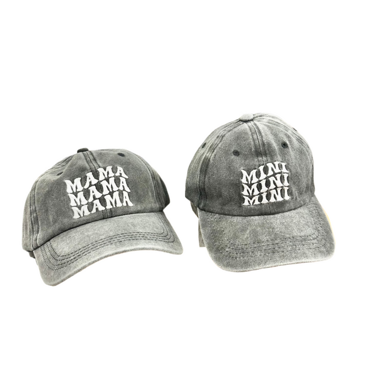 Embroidered Hat- Black