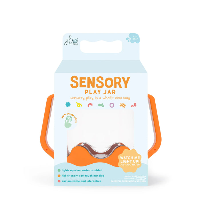 Orange Sensory Play Jar