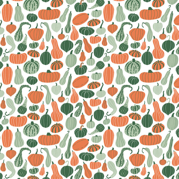 Green & Orange Gourds L/S Romper