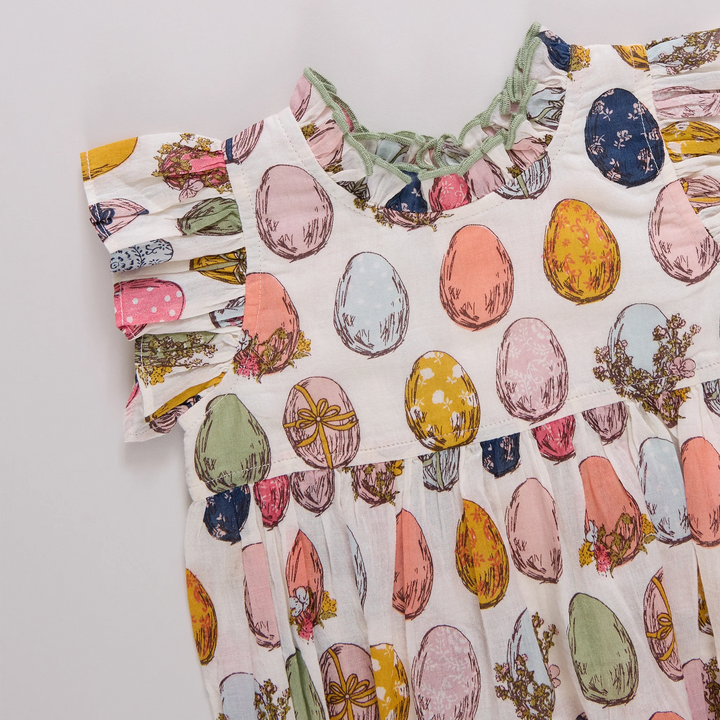 Multicolor Eggs Jennifer Bubble Romper