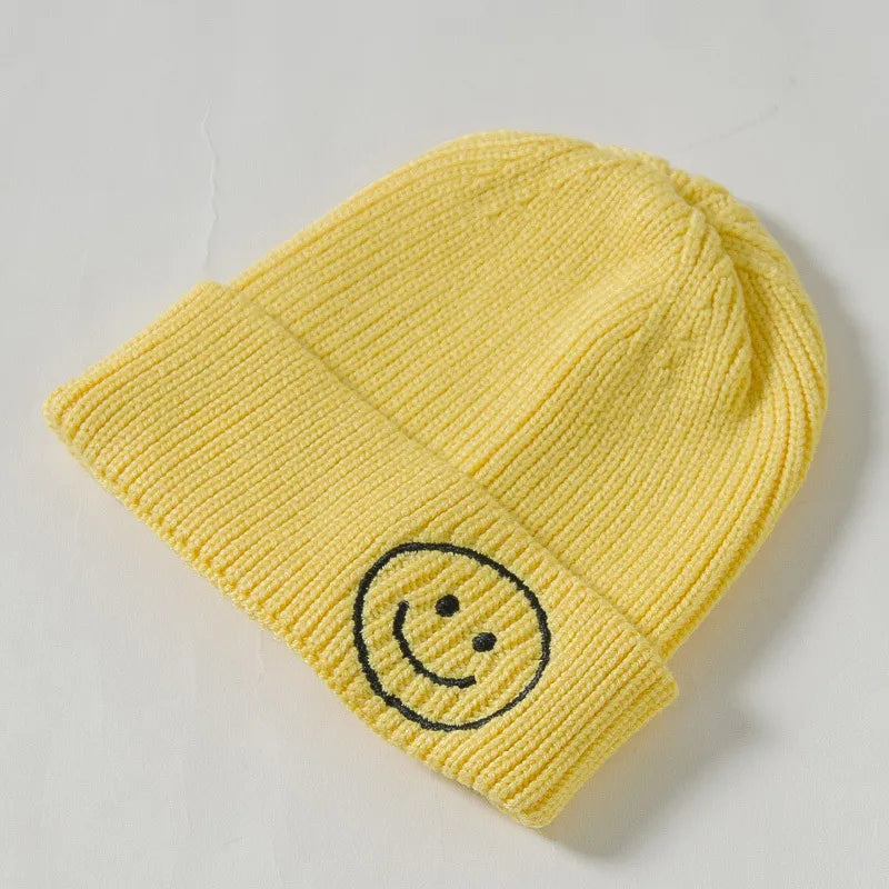 Yellow Smiley Face Beanie