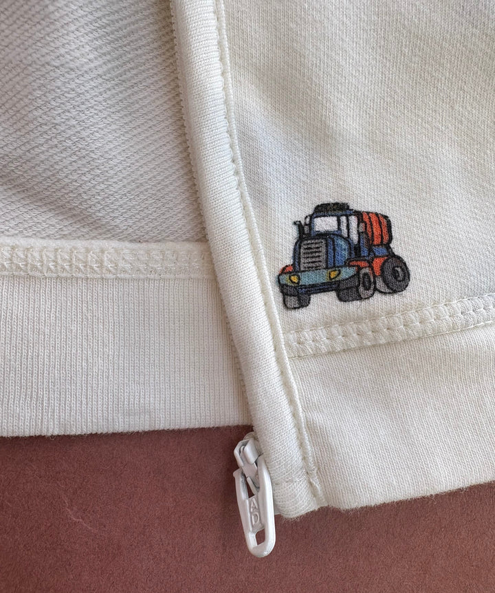 Construction Vehicles Terry Hoodie + Jogger Set