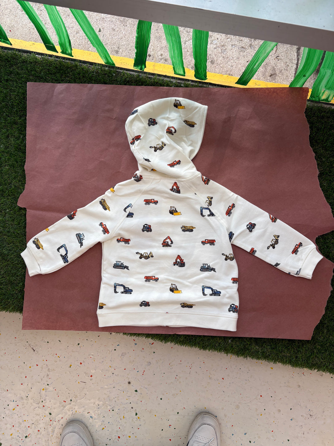 Construction Vehicles Terry Hoodie + Jogger Set