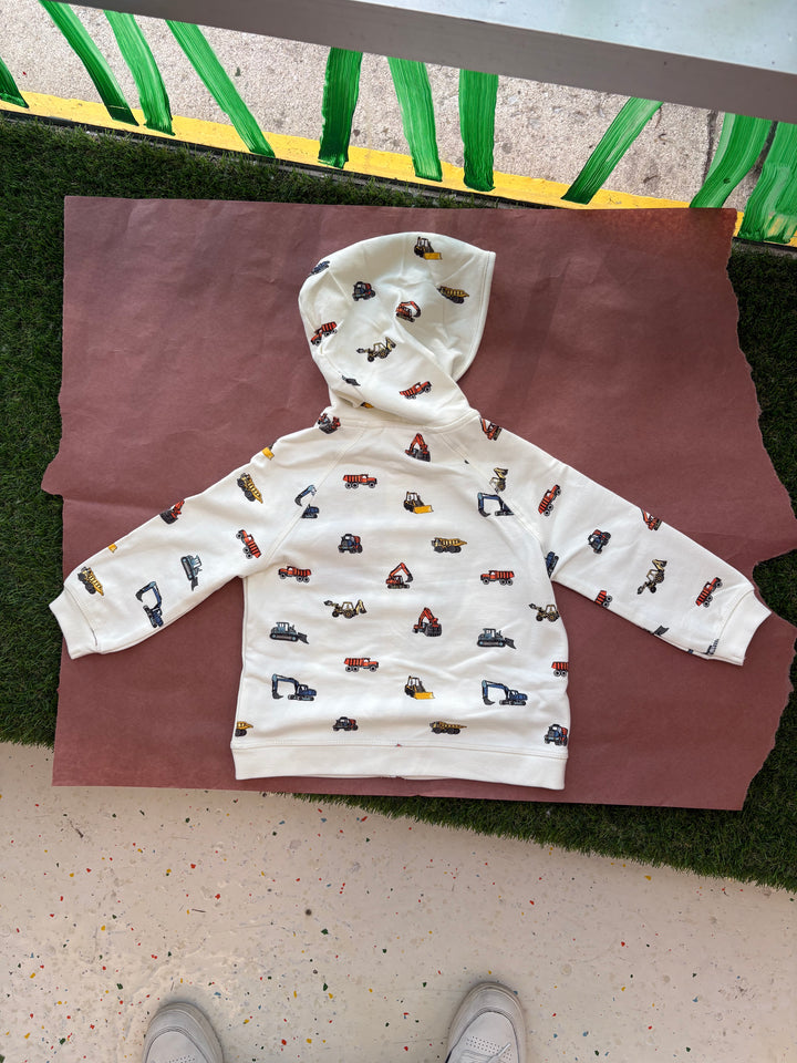 Construction Vehicles Terry Hoodie + Jogger Set