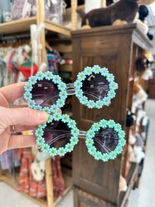 Blue Daisies Frame Sunglasses (3-8 years)