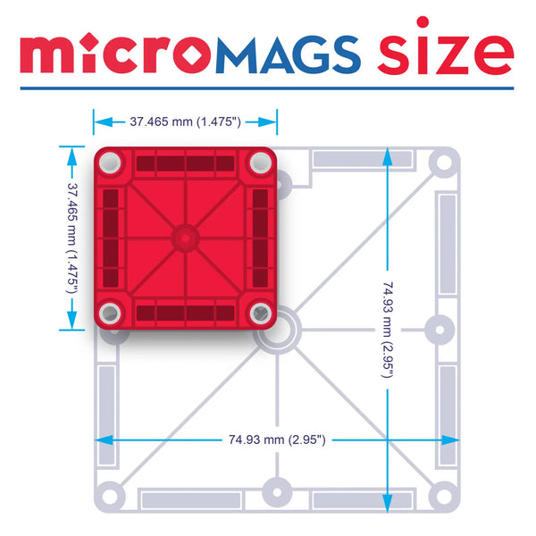 Magna-Tiles micoMags 26pc Travel Set