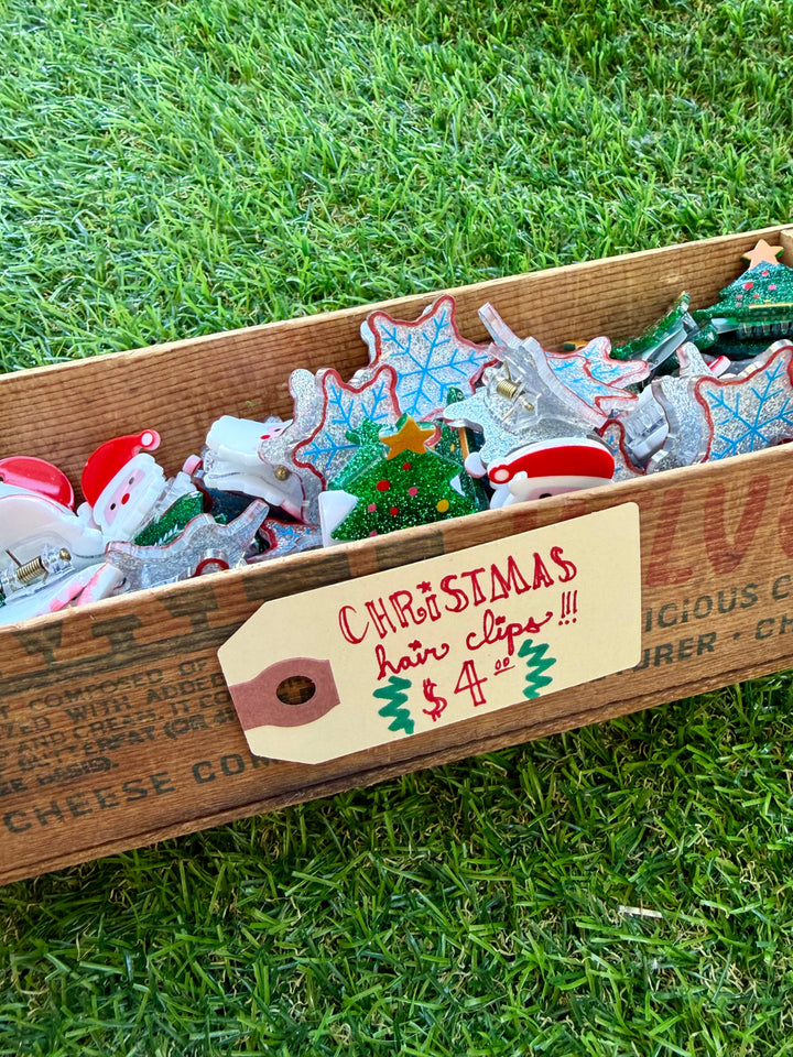 Mini Holiday Hair Claw