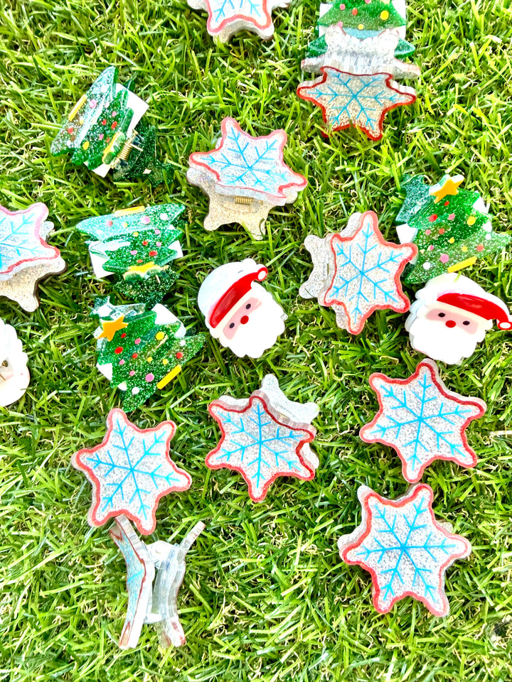 Mini Holiday Hair Claw