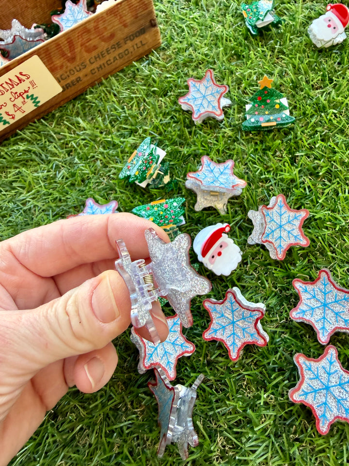 Mini Holiday Hair Claw