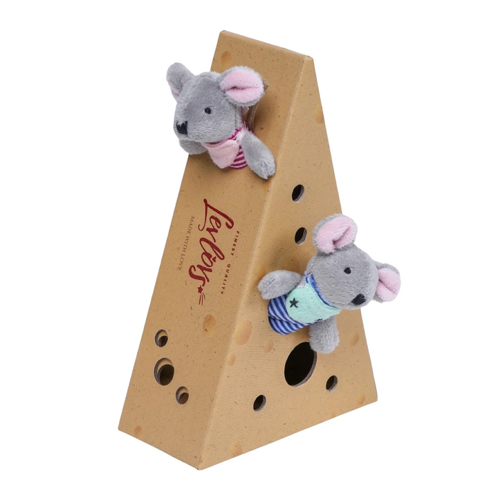 Fluffy Baby Mice in Cheese Box