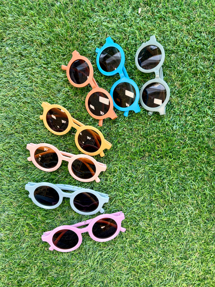 Retro Round Sunglasses Fern 3-8 years