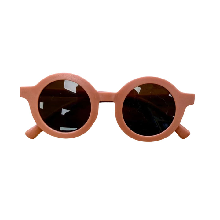 Retro Round Sunglasses Clay 3-8 years