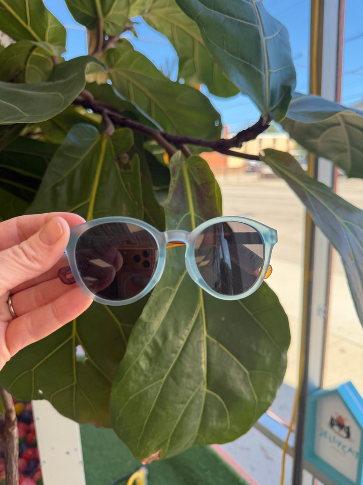 Colorblock Blue Sunglasses