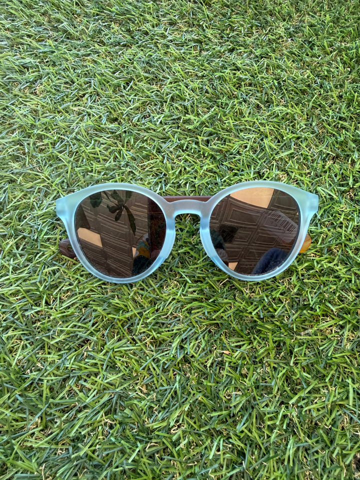 Colorblock Blue Sunglasses