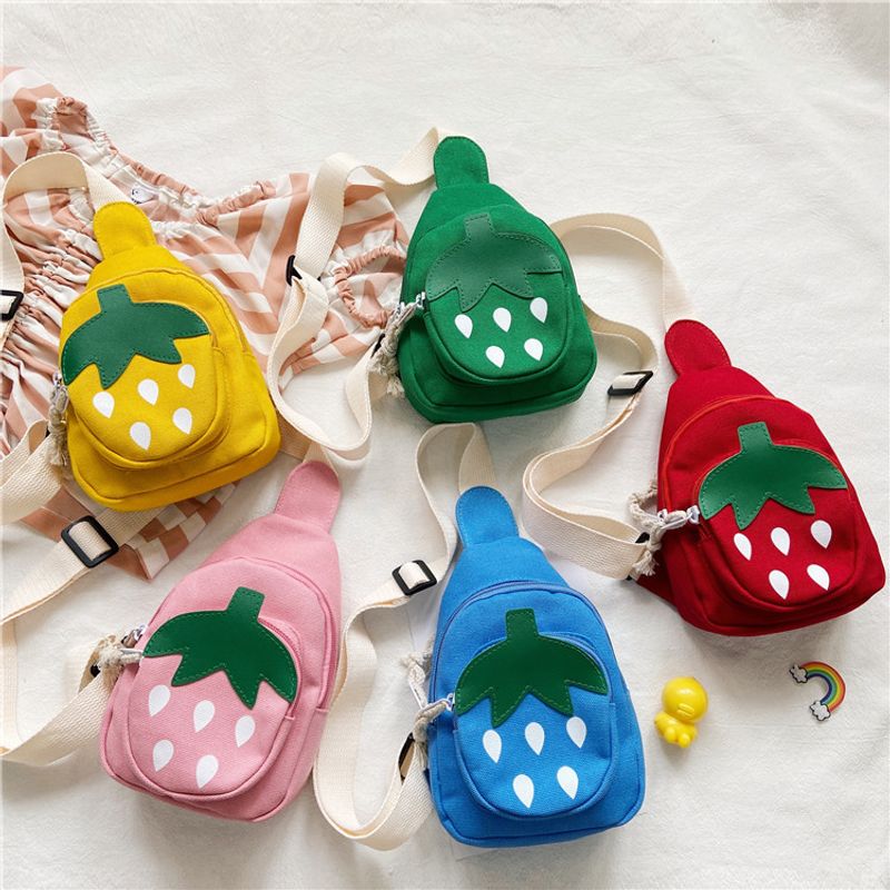 Pink Strawberry Crossbody Pack