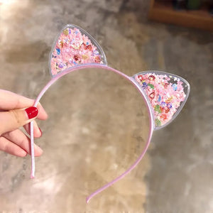 Confetti Shaker Cat Ears Headband