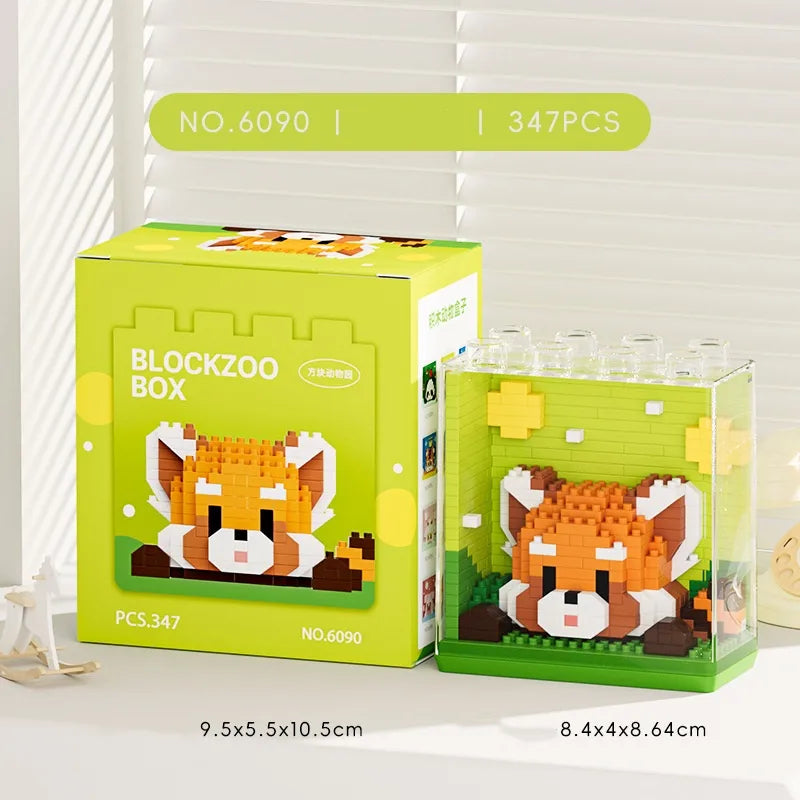 Animal Block Set with Case
