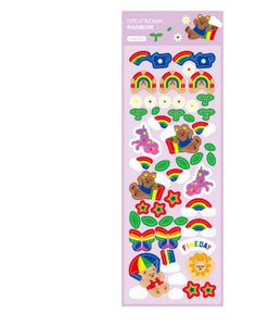 Rainbow Bear Stickers