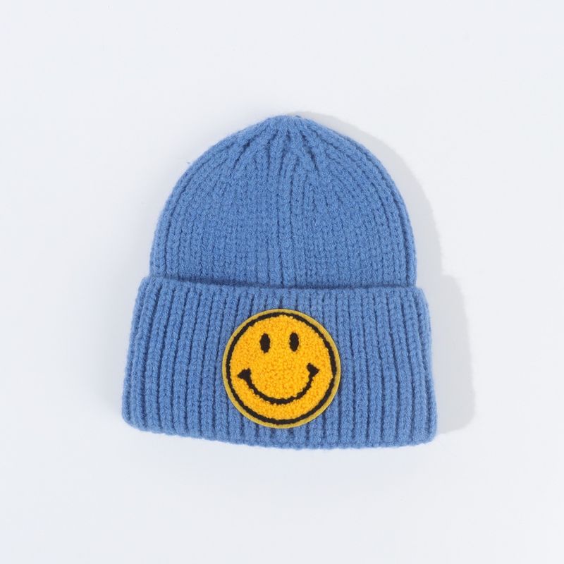 Smile Patch Beanie- Blue (1-3 years)