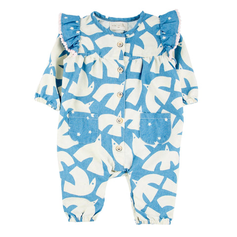 Nordic Sky Ada Flutter Romper