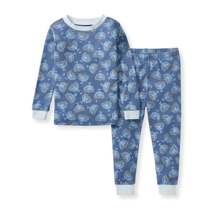 Organic Cotton Menorah L/S Pajama Set