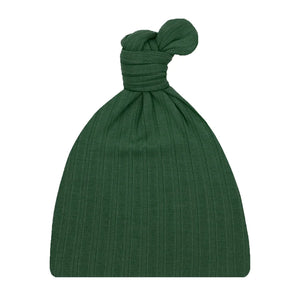 Lane Green Top Knot Hat
