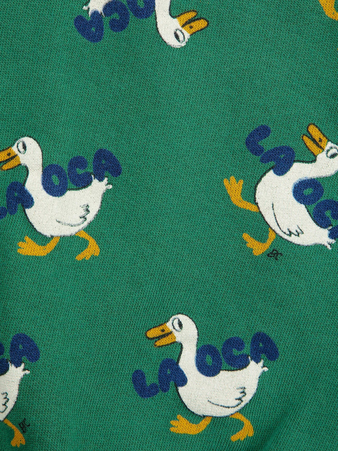 Green La Oca AOP Baby Sweatshirt