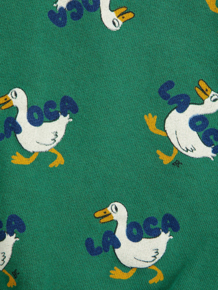Green La Oca AOP Baby Sweatshirt