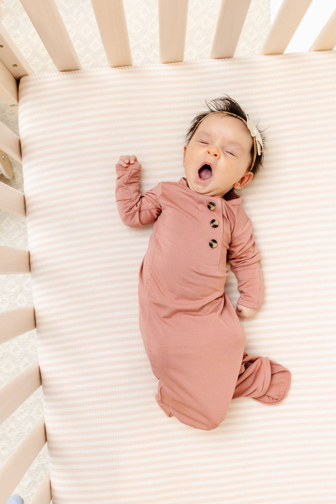 Blakely Knotted Gown newborn-3 months