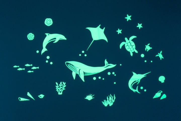 Sea Animal Glow Wall Stickers