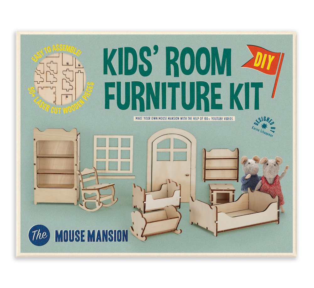 Mouse Doll Kid's Room Furniture Kit