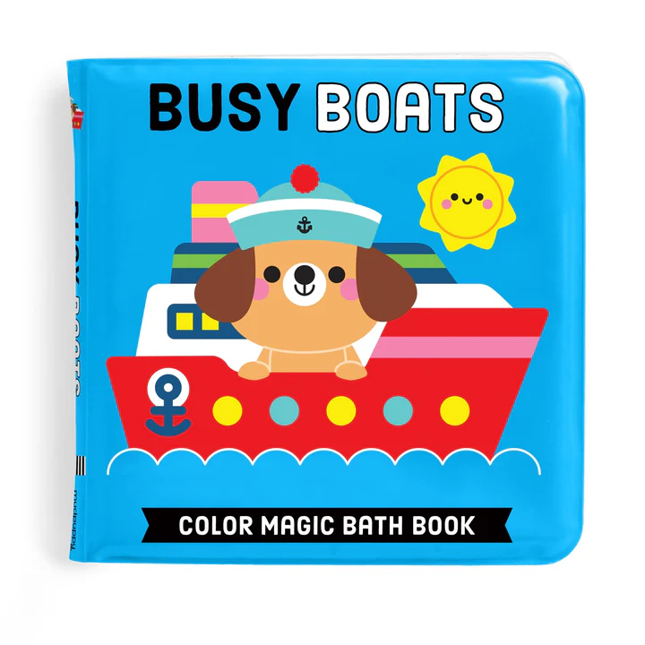 Busy Boats Bath Book