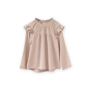 Max Top | Beige Country Check