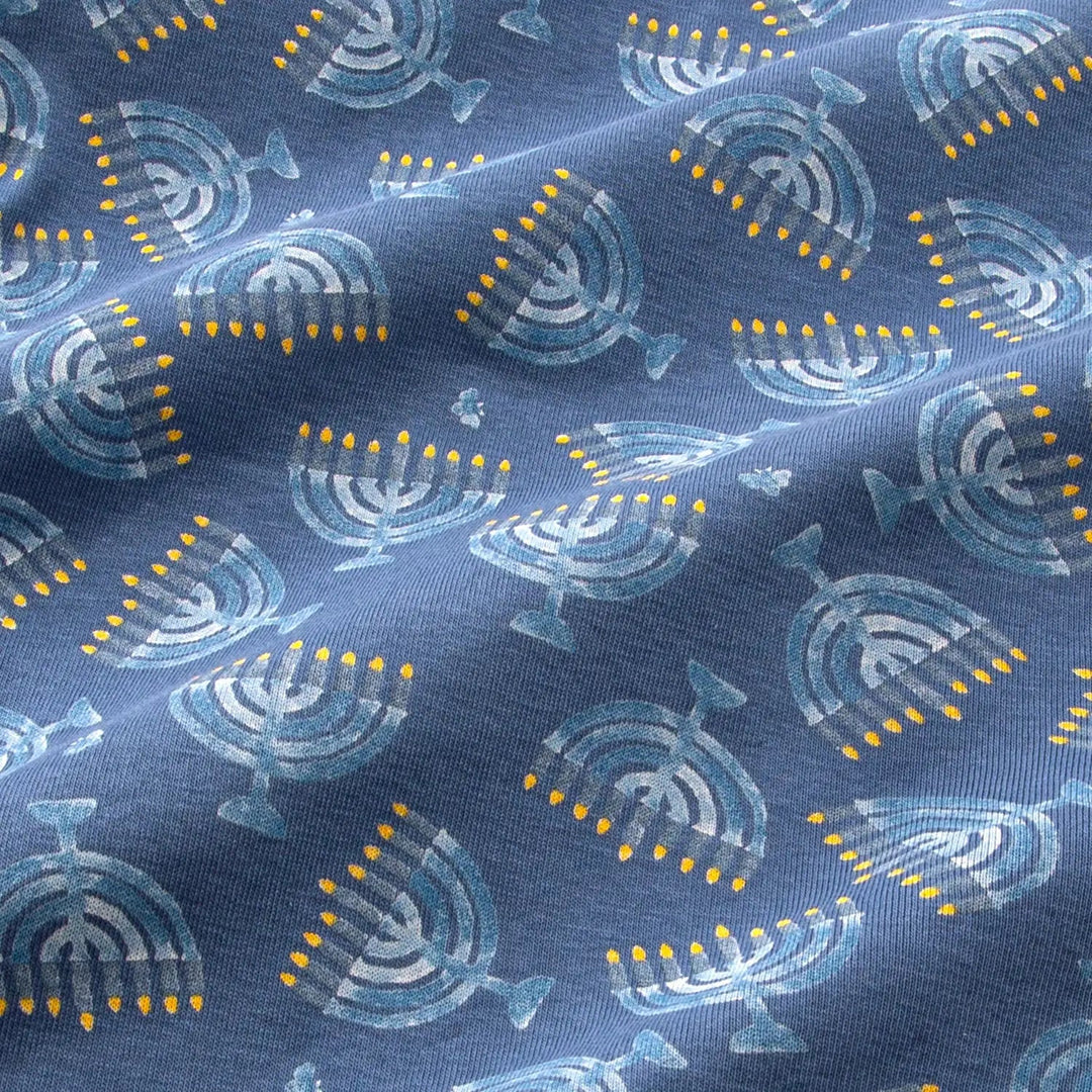 Organic Cotton Menorah L/S Pajama Set