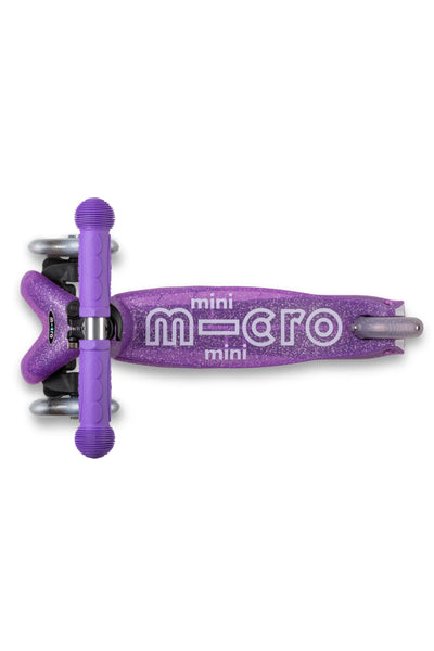 Fairy Purple Glitter LED Micro Mini Deluxe Scooter (2-5 years)