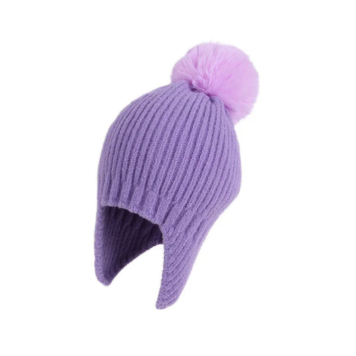 Earflap Pom Beanie