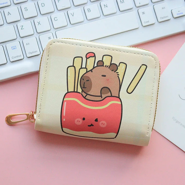 Capybara Zipper Wallet