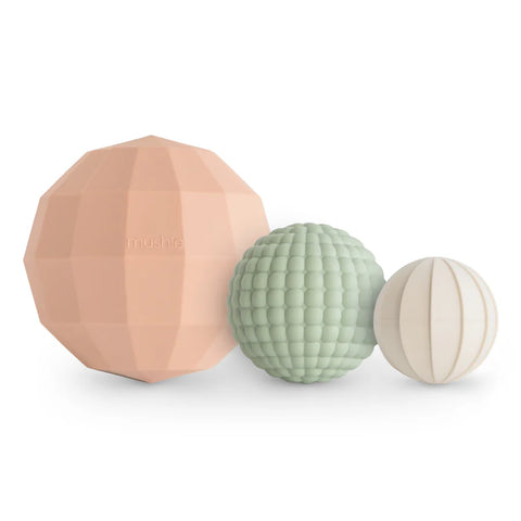 Blush Nesting Spheres Sensory Toy Set