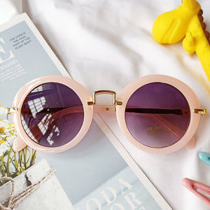 Wire Frame Pink Sunglasses (3-8 years)