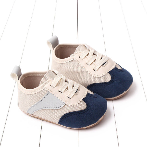 Retro Baby Shoes Navy