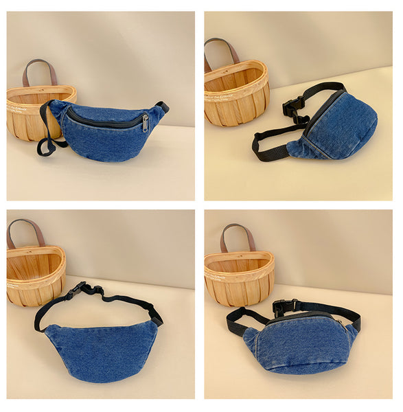 Denim Crossbody Bag