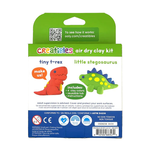 Creatibles Air Dry Clay Kit: Dino BFFs