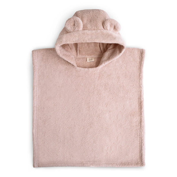 Bear Poncho Towel - Blush