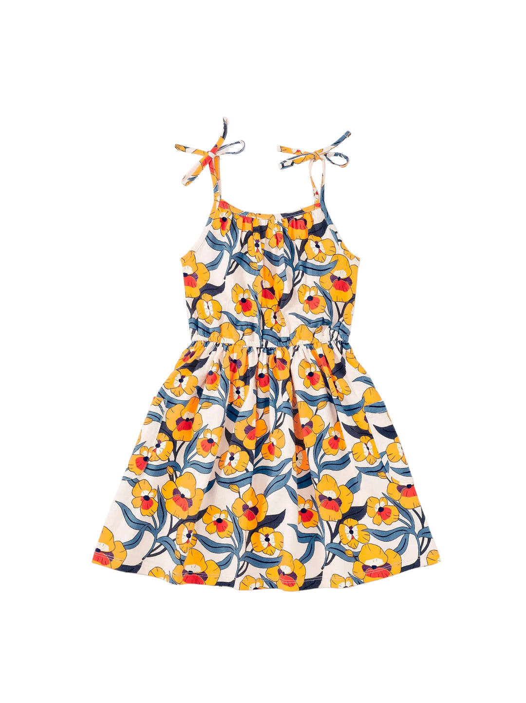Tie Shoulder Twirl Dress - Nouveau Poppy