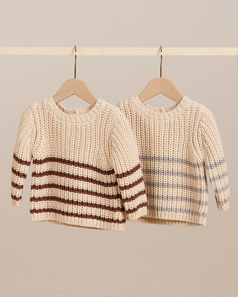 Cranberry Stripe Rex Sweater