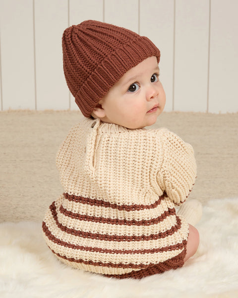 Cranberry Stripe Rex Sweater