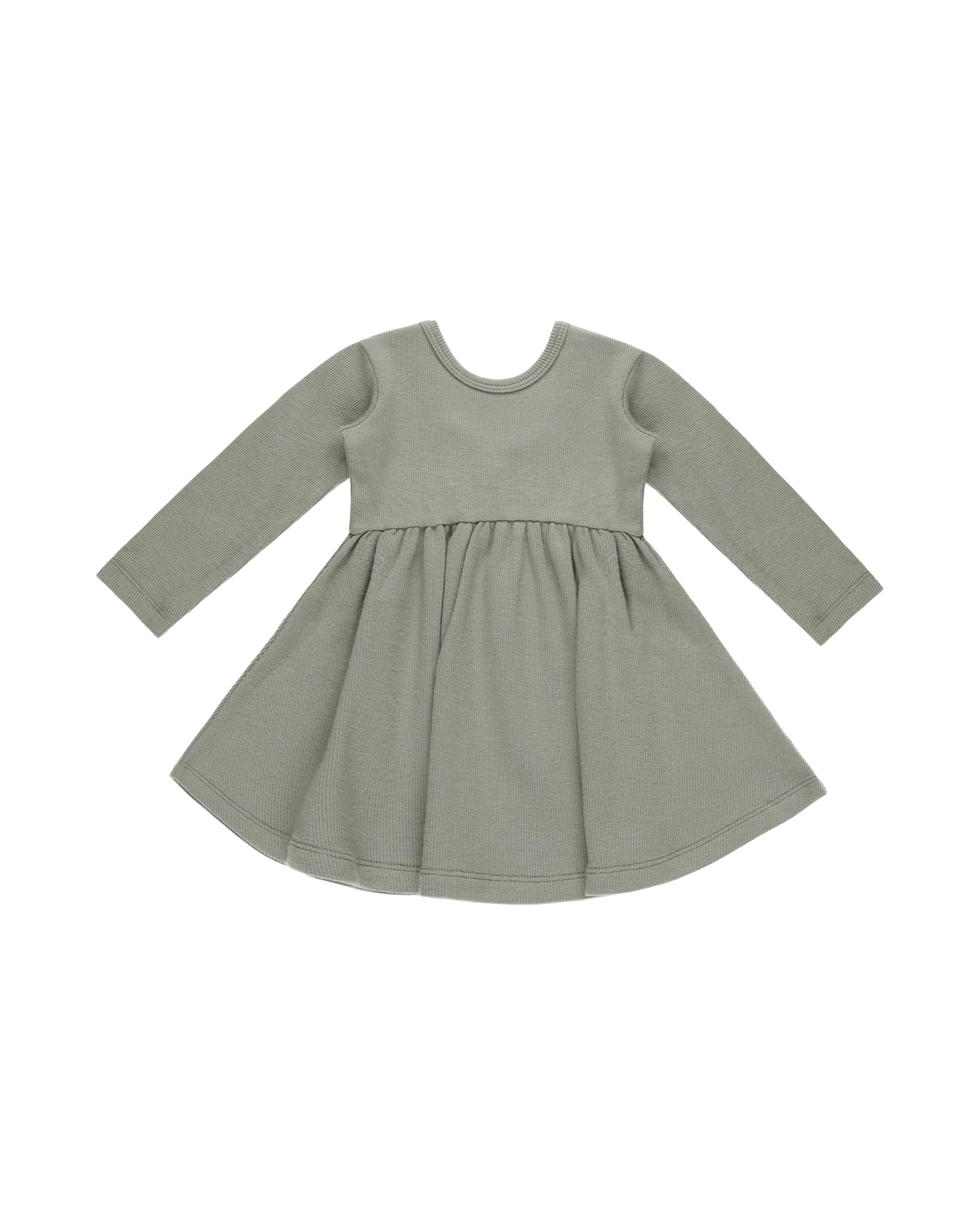 Ribbed Long Sleeve Dress Basil