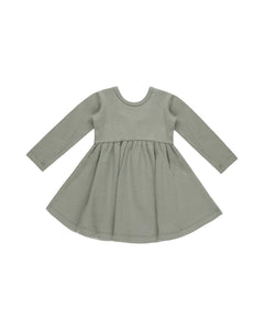 Ribbed Long Sleeve Dress Basil