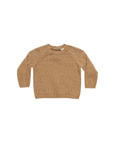 Knit Sweater Speckled Golden